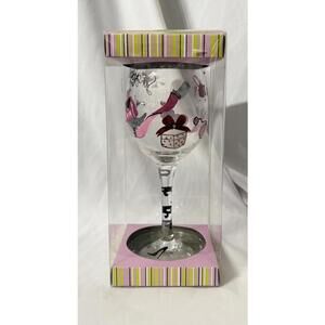 NIB Wine Glass‎ Single And Sexy Handmade by Formation Birthday Celebrate Single